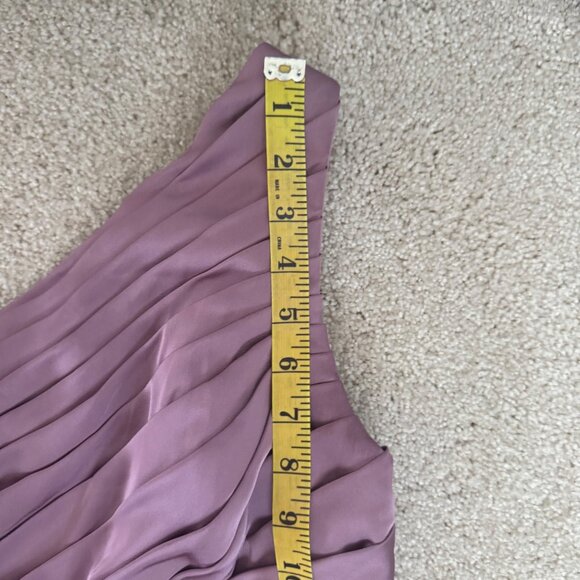 Azazie One-Shoulder Maxi Dress in Mauve - Picture 15 of 16